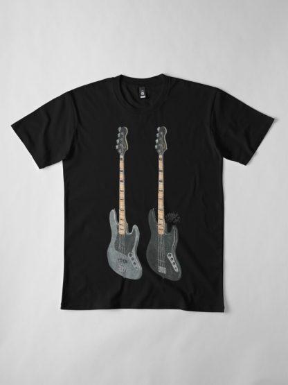 T-Shirt Only mikey-way-shop-jazz-basses-t-shirt